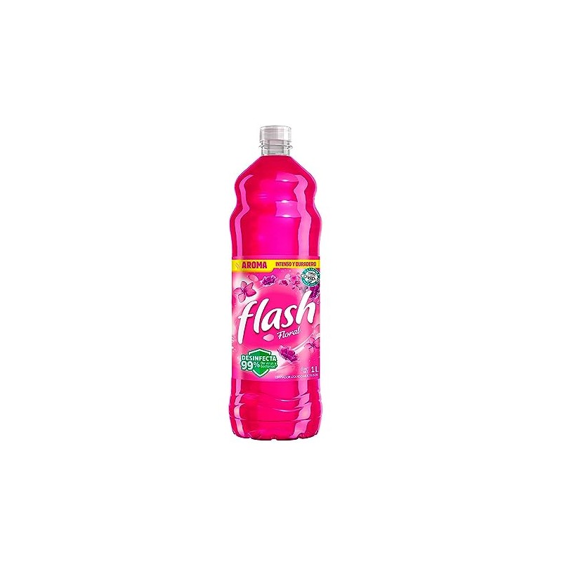 FLASH LIMPIADOR LIQUIDO MULTIUSOS FLORAL 1 LT,