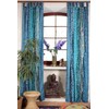 GURU SHOP Boho Patchwork Curtains, 1 Pair Bohemia Curtain Made