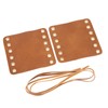 Motorcycle Hand Grip Cover Fiber Simulated Leather Anti Slip Retro