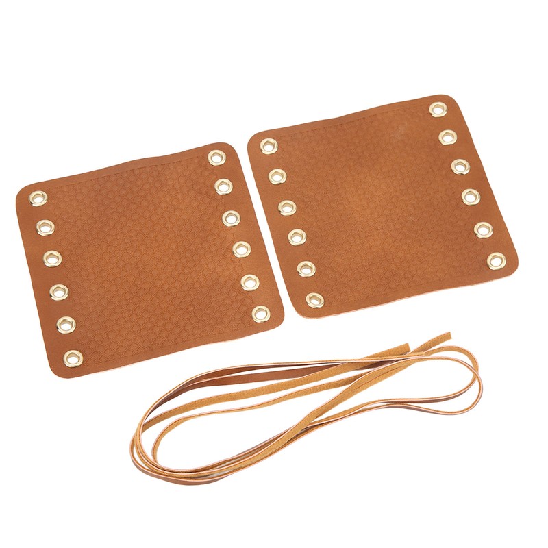 Motorcycle Hand Grip Cover Fiber Simulated Leather Anti Slip Retro