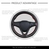 Micro Fiber Leather Steering Wheel Cover, DIY Sewing with Needle