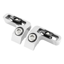 VOANZO 1 Pair Lightweight Aluminum Shifter Adapter For Bikes Works (silver)
