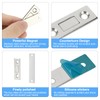 JINGZHAN 2.6MM Ultra Thin Cabinet Magnets,10 Pack Cabinet Door Magnetic