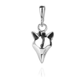 Fox Pendant Sterling Silver 925 Wild Animal Charm Unisex Jewellery