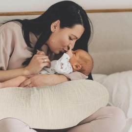 Funda De Almohada De Lactancia Muselina De Algodón Funda Ext