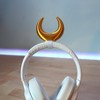 Crescent Moon for Headphones - Product Style: Solid Silver