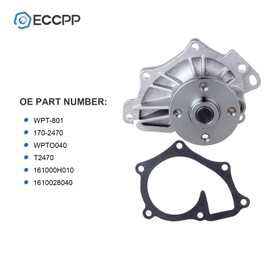 ECCPP Water Pump with Gasket fits for 2005 2010 for Scion tC xB for TOYOTA Camry 2.0L 2.4L WPT-801 170-2470 WPTO040 T2470
