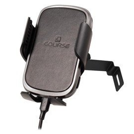 Course Motorsports DirectFit Phone Mount Automatic Gripping Wireless Charging Head and Car Phone Holder for Mazda3 (2010-2013) - Automatic Gripping Charger (Black)