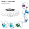 4X Magic Home Floor Cleaning Replacement Spin Mop Head Microfibre