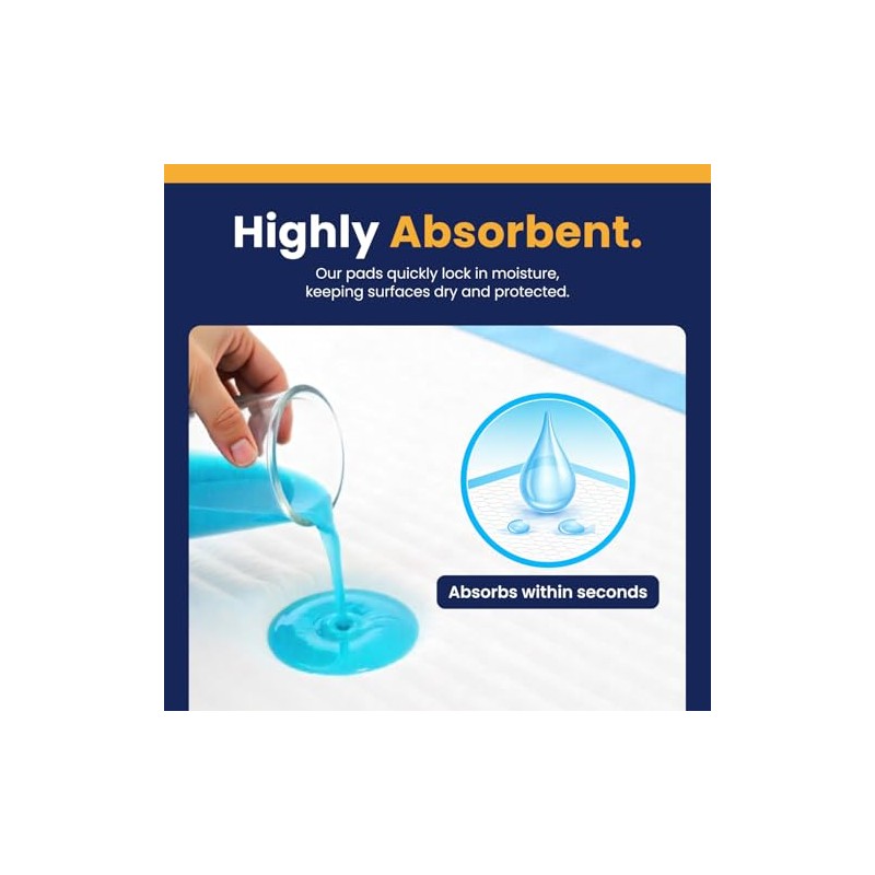 25 x Bazaar Incontinence Bed Pads Disposable 90 x 60cm