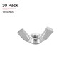 DTGN M5x0.8mm Wing Nuts Butterfly Wing Nuts Wing Nuts 30pcs
