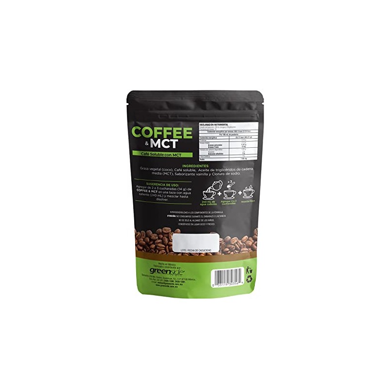 Coffee con MCT oil - 210 gr de Café soluble