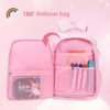 QJHEC Kawaii Starry Rainbow Backpack for Girls – Butterfly Bookbag