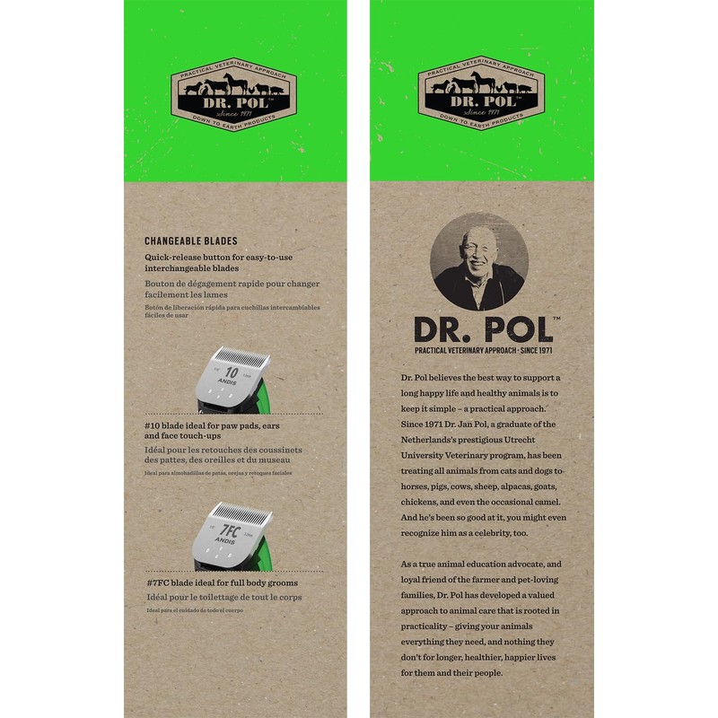 Andis Dr. Pol Easy Clip Versa Clipper Kit - Complete