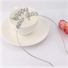 BinaryABC Happy New Year Headband Tiara, Rhinestone New Year Eve