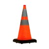 LED-MARTIN® Traffic Cone, Folding, 70 cm, Particularly Heavy Design, Accident