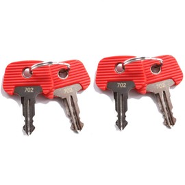 BAAQII 5 Pcs Replacement 702 Ignition Keys Plant Key Start Key for JUNGHEINRICH 702 Stapler KOMATSU Forklift Truck Pallet Spare Key