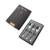 Robert Welch Kingham Bright Cutlery Serving Set, 3 Piece. Made