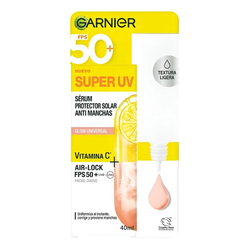 Garnier - Protector Solar Facial Garnier Super Uv Glow Fps50+