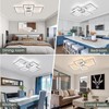 Acrylic Modern LED Ceiling Light, Square LED Flush Mount Ceiling