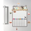 Operitacx Fridge Magnet Organiser Erasable Writing Board Kitchen Planning Whiteboard