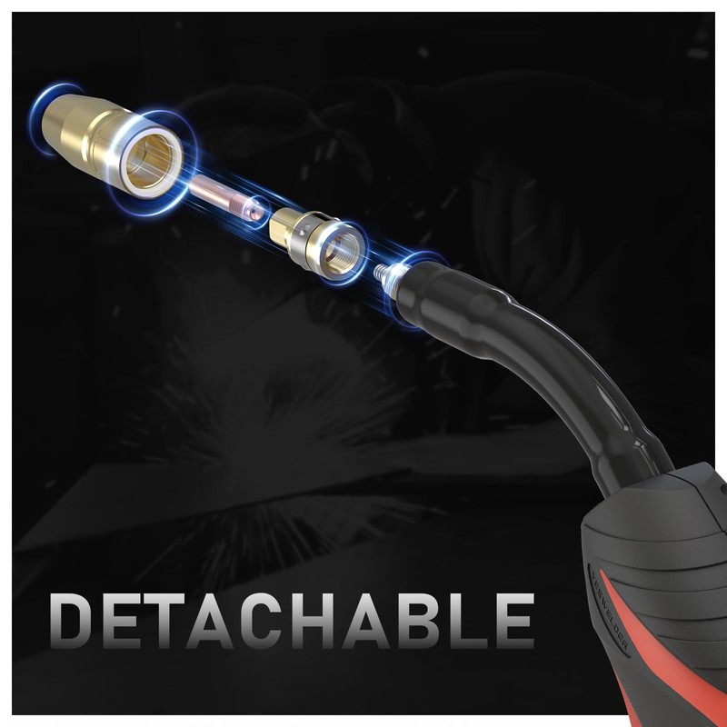 YESWELDER Flex Neck MIG Welding Gun Torch Stinger 100A 10ft,