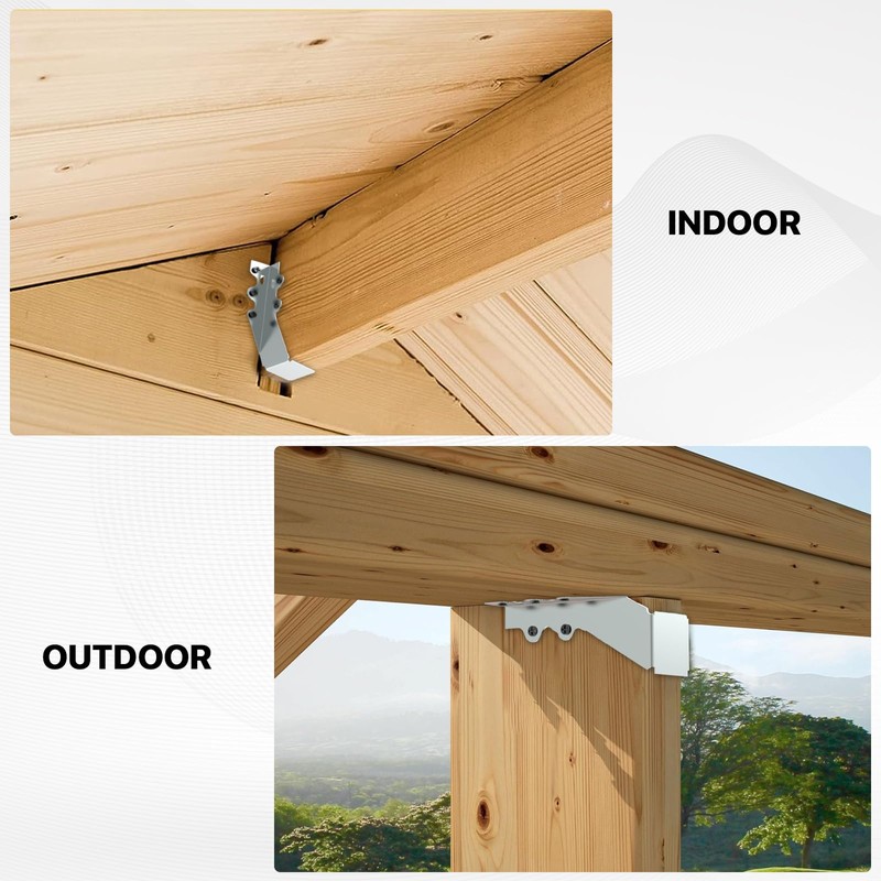 25 pcs 2x6 Joist Hanger,LU26 20 Gauge Double Shear Face
