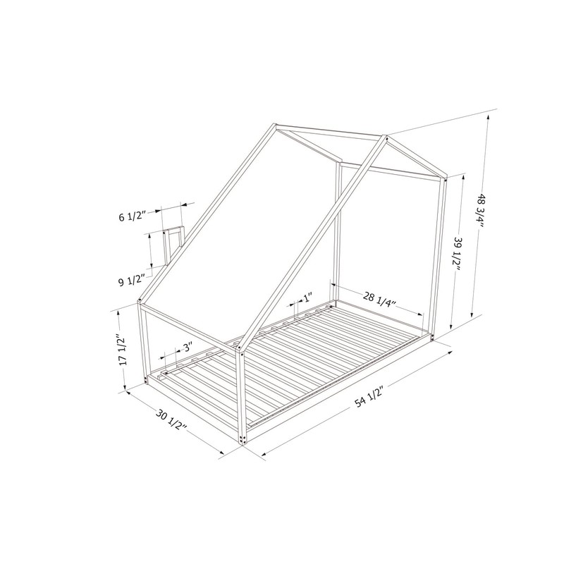 South Shore Sweedi House Bed, Scandinavian