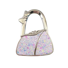 BCBF 1 x Bag Hook Handbag Holder for Table Handbag Holder Hook for Table Handbag Hanger Foldable Non-Slip Bag Hook Holder Creativity Handbag Shape