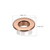 sourcing map Sink Cover Overflow Cover Copper Insert in Hole