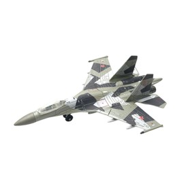 Perfeclan 1/72 Fighter Model Kit Fine Motor Skills Simulation Aviation Commemorate Aircraft Ornament Plane Building Blocks for Office, SU35