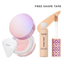 tarte #RushTok Survival Kit - shape tape & creaseless powder:_22N light neutral + pink