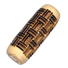 SOCWELL LLC pattern roller for clay, Basket Weave, 2 inch(50mm) x 3/4" diameter size, made in USA of fine maple wood (SD2210)