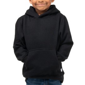 Pro Club Youth Fleece Pullover Hoodie, Black, Large