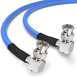 Superbat SDI Cable 3G/6G/12G BNC RG6 Cable 10 m SDI Video Cable 75ohm BNC Male to Male Both Right Angle Coaxial Cable for Camera CCTV Monitor SDI Converter HD-SDI/3G-SDI/6G-SDI/12G-SDI