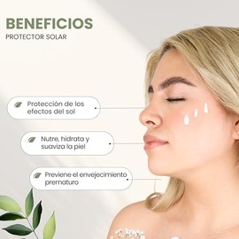 Rusens - Protector Solar Facial (Biodegradable) FPS 50 de Consistencia Ligera y Efecto Mate, Sin Efecto Graso.