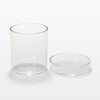 MUJI ODAA0A2S Acrylic Small Container Approx. Diameter 3.5 x 3.8
