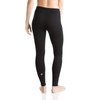 MERIWOOL Womens 100% Merino Wool Base Layer Thermal Pants Black