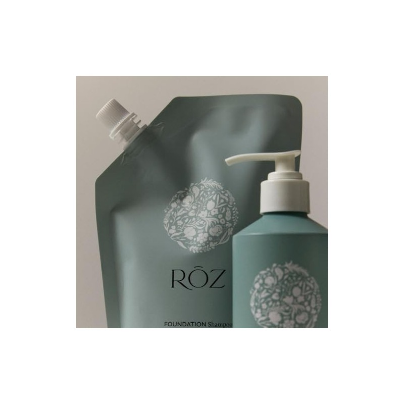 RŌZ- Recambio de champú de base, champú, bolsa sin BPA,