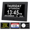 Johnziny Digital Day Clock 7 Inch,Calendar Clock,Dementia Clocks for Seniors,Clock