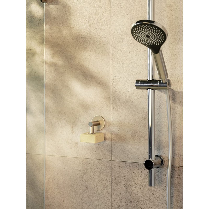 WENKO Stainless Steel Shiny Soap Holder with Magnet and Turbo-Loc