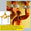 Shimeyao 2 Pcs Water Heater Bonding Kit 1/2"-1" Ground Clamp