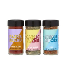 Kamenstein Spice Fajita, Garlic, Citrus Ginger Blend, Set of 3