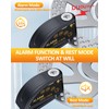 ONVIAN Rechargeable Motorcycle Lock with 120db Alarm and 6FT Steel