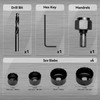 KATA 6PCS Hole Saw Kit 1-1/4" to 2-1/8"(32-54mm) Hole Saw