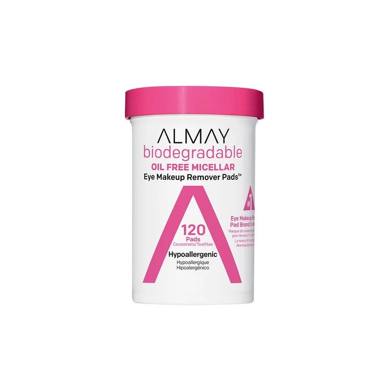 Pads Desmaquillantes Biodegradable Micelerares 120 Piezas