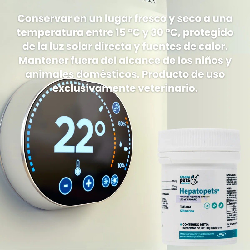 Hepatopets De Aranda Pets Frasco Con 60 Tab Pa Perro