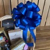 Blue Decorative Pull Bows - 8" Wide, Set of 6,