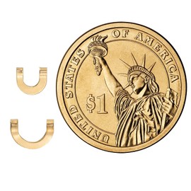 Dr.Fish - Juego de 100 clevises plegados para hacer spinnerbait para pesca, accesorios para hacer señuelos Spinnerbait Spinner Blade Walleye Rig Alabama Aparejo de agua dulce Spinner en línea de latón