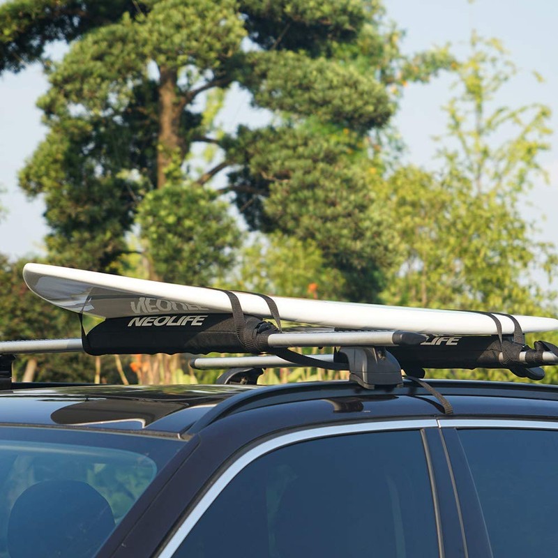 WONITAGO Soft Roof Rack Pads with Two 15 Ft Tie